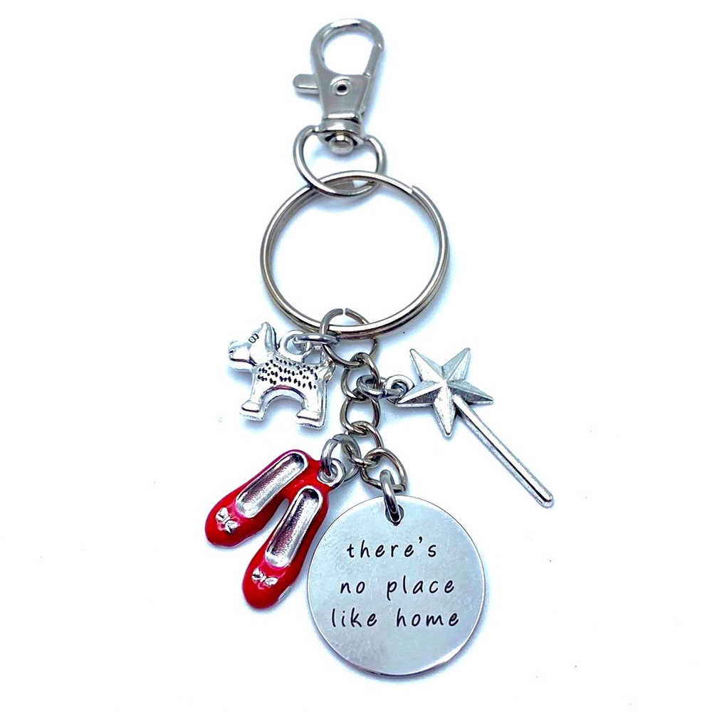 Wizard Of Oz Keychain Purse Charm No Place Like Home